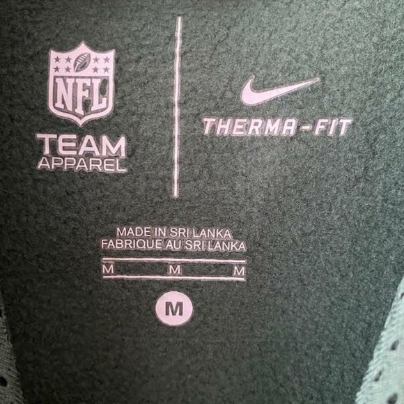 NWT $85 NIKE NFL Men S New York JETS  Therma-Fit Pullover LOGO Hoodie Jacket TOP - Picture 6 of 8